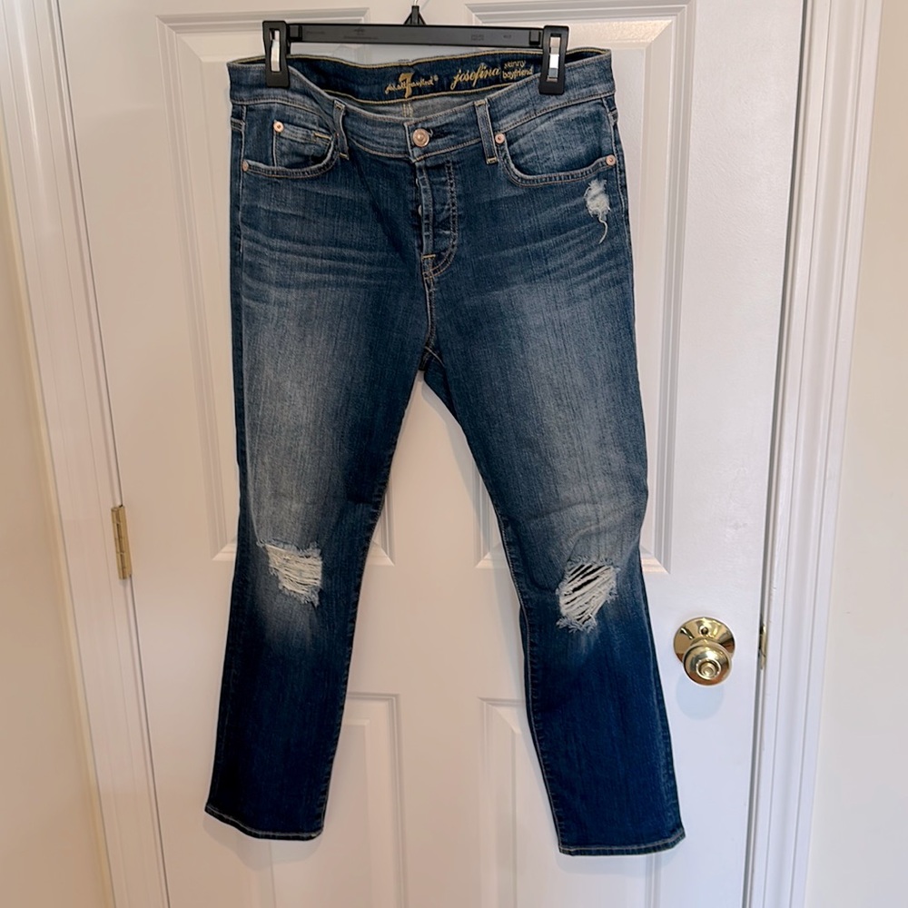 7 for all Mankind Joesfinal skinny boyfriend jeans Women's Size 29